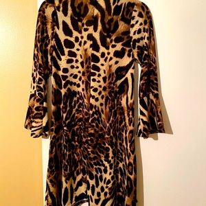 Yahada Cheetah Print Dress